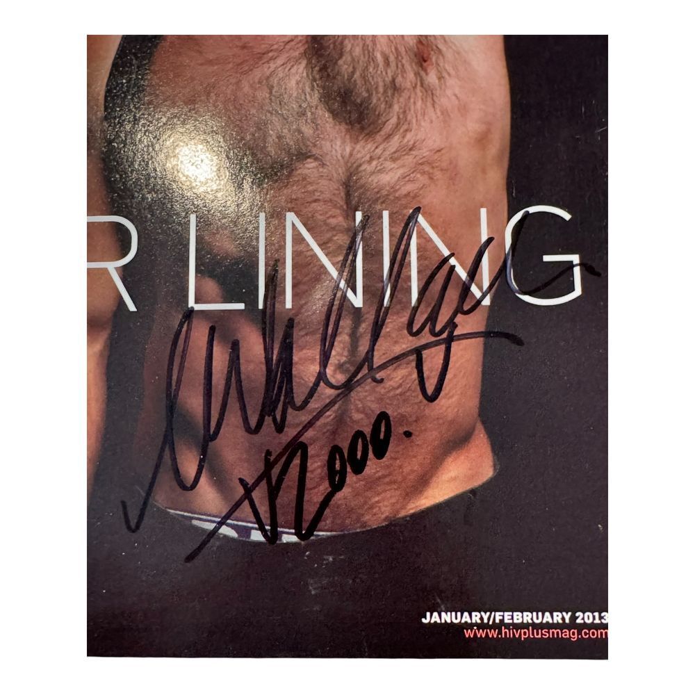 HIV Plus Magazine January/February 2013 Ji Wallace Cover Signed‎ Autographed - Picture 2 of 2